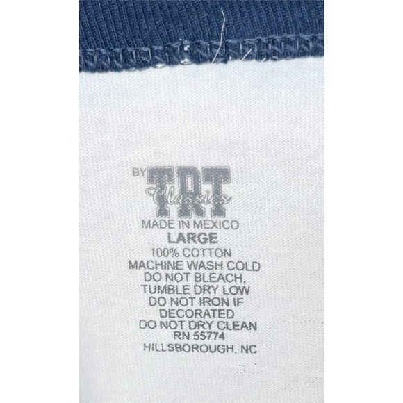 Duke University Blue Devils Men’s White Large Short Sleeve T-Shirt Blue Trim - Picture 5 of 6